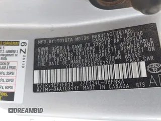 2006 Toyota Matrix STD z VIN 2T1LR32E56C563203, wystawiony jako IAAI lot #41938851 z przebiegiem 179 767 mil mil oraz . Historia ofert i sprzedaży dostępna na DreamBid. Obrazek 9.