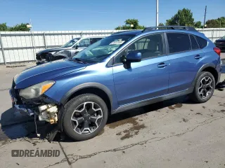 2014 Subaru Crosstrek Premium with VIN JF2GPACC1E8347367, listed as a Copart auction lot 61822355 with 117,361 mi miles and Salvage title. Bid and sale history available at DreamBid. Image 1.