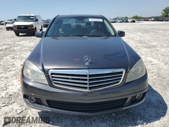 2010 Mercedes-Benz C 300 Sport with VIN WDDGF5EB8AR120619, listed as a Copart auction lot 52753545 with 136,031 mi miles and Salvage title. Bid and sale history available at DreamBid. Image 5.