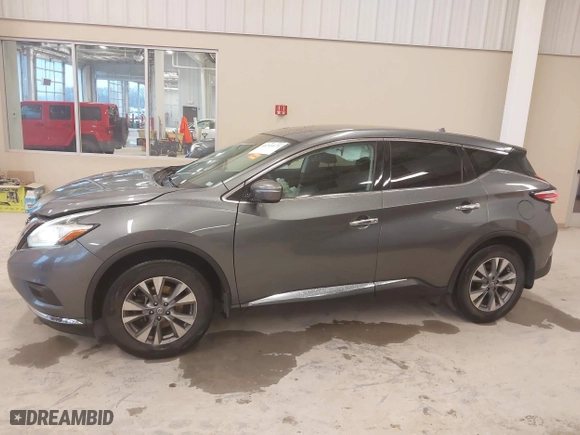 2015 Nissan Murano S with VIN 5N1AZ2MG7FN265843, listed as a IAAI auction lot 41715171 with 187,243 mi miles. Bid and sale history available at carsss.com. Image 14.