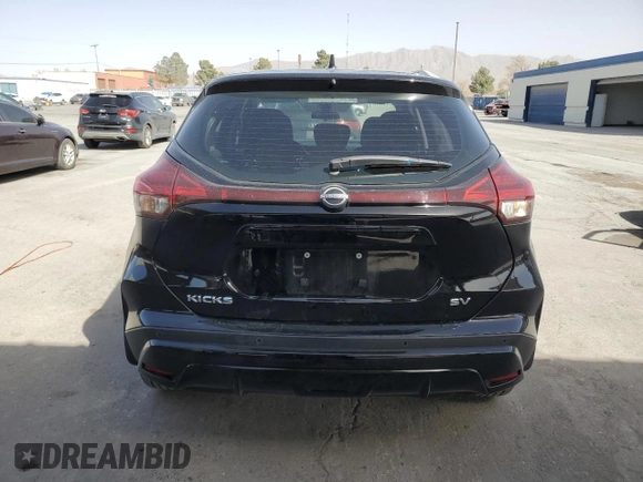 2023 Nissan Kicks SV with VIN 3N1CP5CV5PL558682, listed as a Copart auction lot 48479315 with 21,903 mi miles and Salvage Title. Bid and sale history available at DreamBid. Image 6.