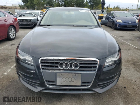 2012 Audi A4 2.0T Premium Plus with VIN WAUEFAFL5CN006361, listed as a Copart auction lot 86719484 with 0 mi miles and Salvage Title. Bid and sale history available at carsss.com. Image 5.