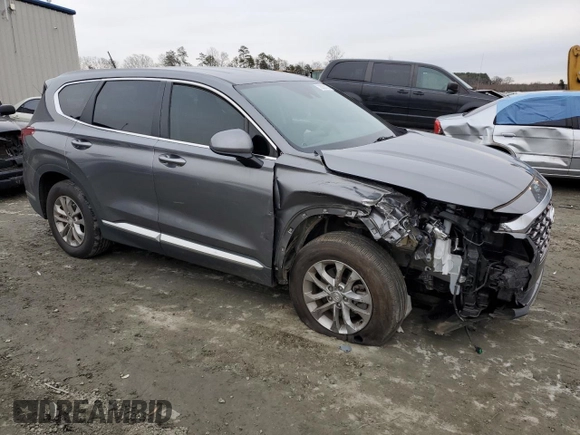 2019 Hyundai Santa Fe SE with VIN 5NMS23AD2KH015852, listed as a Copart auction lot 72000022 with 53,302 mi miles. Bid and sale history available at carsss.com. Image 4.