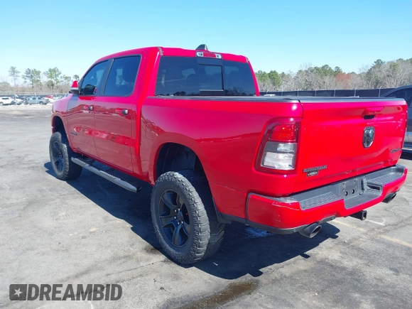 2020 Ram 1500 Big Horn with VIN 1C6SRFFT4LN212899, listed as a IAAI auction lot 41674010 with 71,740 mi miles. Bid and sale history available at carsss.com. Image 3.