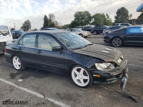 2003 Mitsubishi Lancer ES with VIN JA3AJ26E13U100300, listed as a Copart auction lot 46854775 with 164,722 mi miles and Salvage Title. Bid and sale history available at carsss.com. Image 4.