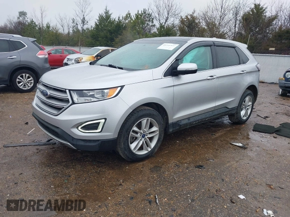 2018 Ford Edge SEL with VIN 2FMPK4J83JBB47090, listed as a IAAI auction lot 41531957 with 107,728 mi miles. Bid and sale history available at carsss.com. Image 2.