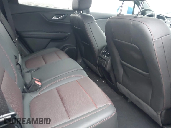 2020 Chevrolet Blazer RS z VIN 3GNKBKRSXLS696602, wystawiony jako IAAI lot #41954755 z przebiegiem 34 759 mil mil oraz . Historia ofert i sprzedaży dostępna na DreamBid. Obrazek 8.