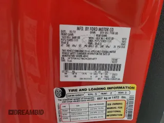2012 Ford F-150 XL with VIN 1FTFW1CT6CKD81477, listed as a Copart auction lot 51643265 with 205,450 mi miles and Clean Title. Bid and sale history available at carsss.com. Image 12.