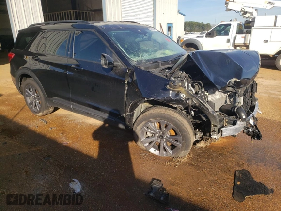 2023 Ford Explorer XLT z VIN 1FMSK8DH1PGB80247, wystawiony jako Copart lot #87735765 z przebiegiem Nie podano mil oraz Szkoda całkowita • Salvage title. Historia ofert i sprzedaży dostępna na DreamBid. Obrazek 4.