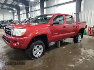 2007 Toyota Tacoma with VIN 5TELU42N67Z384426, listed as a Copart auction lot 88677495 with 185,219 mi miles and Salvage Title. Bid and sale history available at DreamBid. Image 1.