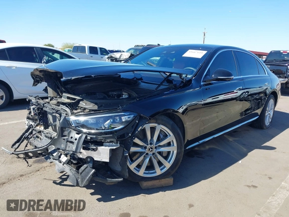 2023 Mercedes-Benz S 500 with VIN W1K6G6DB5PA171535, listed as a IAAI auction lot 41667618 with 17,382 mi miles and . Bid and sale history available at DreamBid. Image 18.