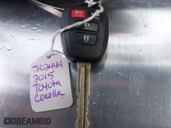 2015 Toyota Corolla L with VIN 5YFBURHE1FP352715, listed as a IAAI auction lot 41696284 with 121,906 mi miles and . Bid and sale history available at DreamBid. Image 11.
