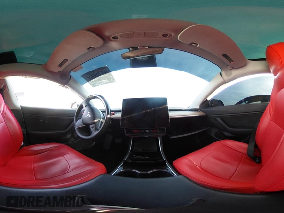2019 Tesla Model 3 Long Range with VIN 5YJ3E1EB6KF413320, listed as a IAAI auction lot 41760428 with 90,441 mi miles and . Bid and sale history available at DreamBid. Image 19.