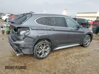 2019 BMW X1 xDrive28i with VIN WBXHT3C58K5L97890, listed as a Copart auction lot 47076465 with 73,400 mi miles and Salvage title. Bid and sale history available at DreamBid. Image 3.