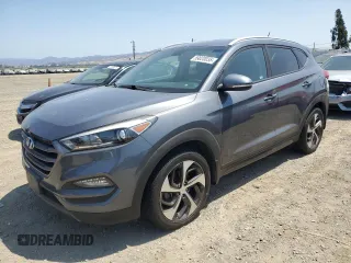 2016 Hyundai Tucson Limited z VIN KM8J33A28GU150613, wystawiony jako Copart lot #59020035 z przebiegiem 126 058 mil mil oraz Czysty tytuł • Clean title. Historia ofert i sprzedaży dostępna na DreamBid. Obrazek 1.