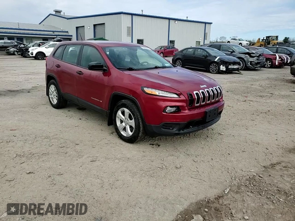 2016 Jeep Cherokee Sport with VIN 1C4PJMABXGW366669, listed as a Copart auction lot 55060605 with 68,978 mi miles and Salvage title. Bid and sale history available at DreamBid. Image 15.