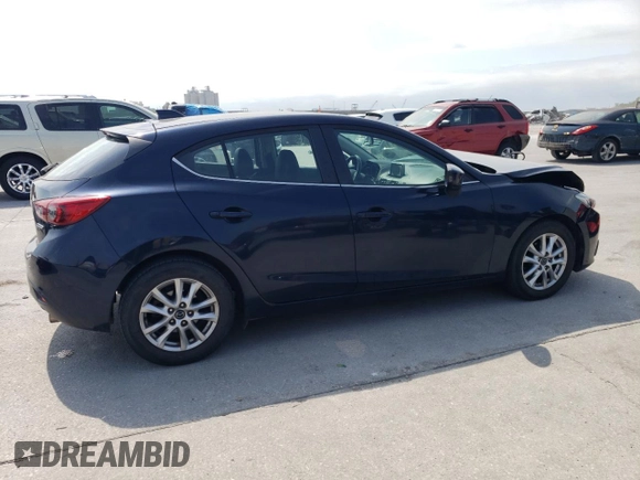 2014 Mazda 3 i Grand Touring with VIN JM1BM1M73E1173281, listed as a Copart auction lot 53164215 with 227,983 mi miles and Salvage Title. Bid and sale history available at DreamBid. Image 3.