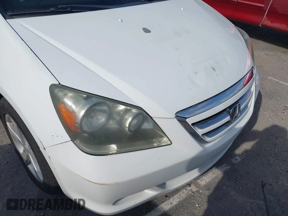 2005 Honda Odyssey EX with VIN 5FNRL38485B091244, listed as a IAAI auction lot 42021750 with 1 mi miles. Bid and sale history available at carsss.com. Image 6.