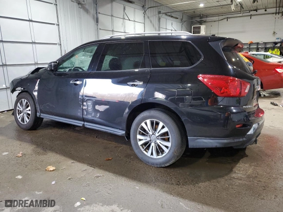 2019 Nissan Pathfinder SL with VIN 5N1DR2MM7KC625878, listed as a Copart auction lot 83825774 with 80,942 mi miles and Salvage Title. Bid and sale history available at carsss.com. Image 2.