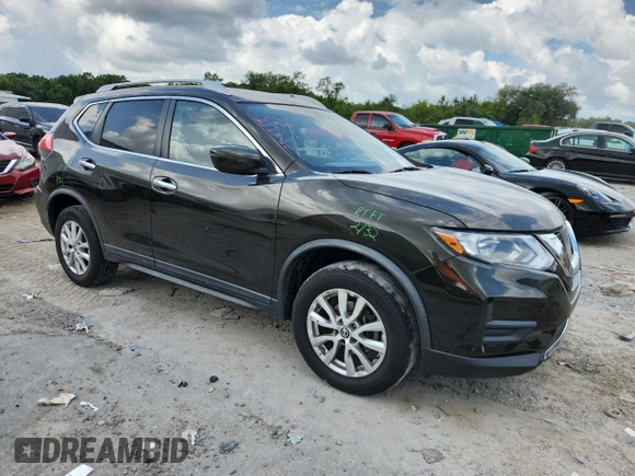 2017 Nissan Rogue S with VIN KNMAT2MV9HP589971, listed as a Copart auction lot 63442075 with 129,550 mi miles and Salvage title. Bid and sale history available at DreamBid. Image 4.