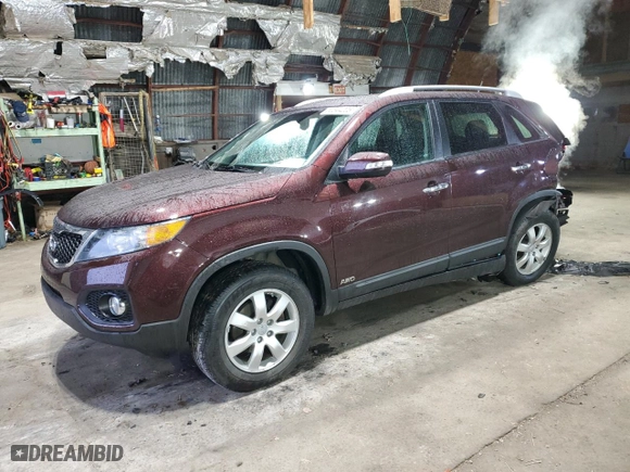 2012 Kia Sorento LX with VIN 5XYKTCA64CG223631, listed as a Copart auction lot 50344205 with 77,937 mi miles and Salvage Title. Bid and sale history available at carsss.com. Image 1.