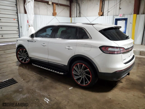 2019 Lincoln Nautilus Reserve with VIN 2LMPJ8LP4KBL56326, listed as a Copart auction lot 45565135 with 0 mi miles and Salvage Title. Bid and sale history available at carsss.com. Image 2.
