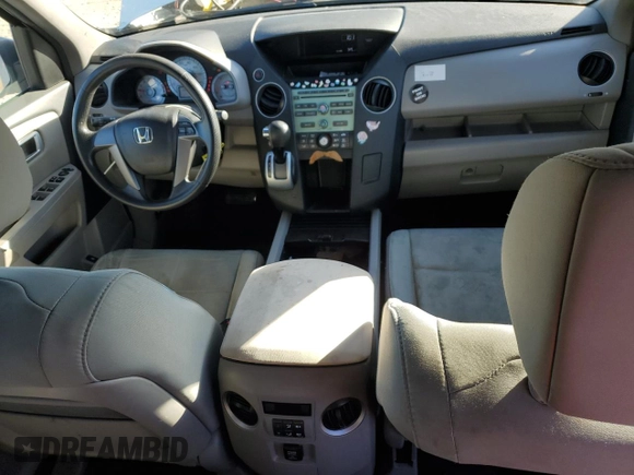 2011 Honda Pilot LX with VIN 5FNYF4H21BB094179, listed as a Copart auction lot 80498764 with 183,544 mi miles and Salvage Title. Bid and sale history available at DreamBid. Image 8.