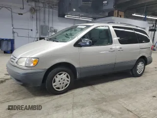 2003 Toyota Sienna CE z VIN 4T3ZF19C43U546289, wystawiony jako Copart lot #49266395 z przebiegiem 160 659 mil mil oraz Szkoda całkowita • Salvage title. Historia ofert i sprzedaży dostępna na DreamBid. Obrazek 1.