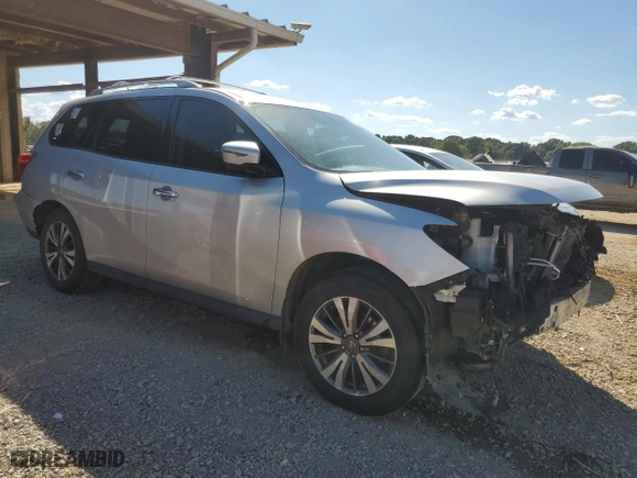 2017 Nissan Pathfinder SL with VIN 5N1DR2MN5HC611379, listed as a Copart auction lot 72229184 with 184,616 mi miles and Salvage Title. Bid and sale history available at carsss.com. Image 4.