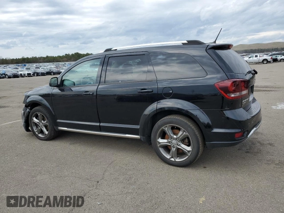 2017 Dodge Journey Crossroad Plus with VIN 3C4PDDGGXHT578201, listed as a Copart auction lot 47248924 with 81,357 mi miles and Salvage title. Bid and sale history available at DreamBid. Image 2.