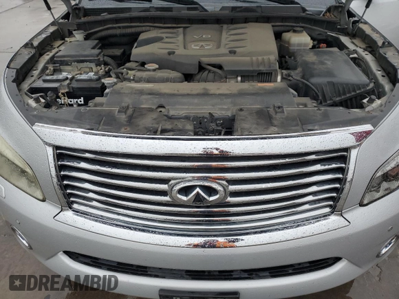 2011 Infiniti QX56 7-passenger with VIN JN8AZ2NE7B9006116, listed as a Copart auction lot 83417134 with 136,200 mi miles and Clean Title. Bid and sale history available at carsss.com. Image 12.