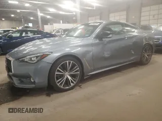 2018 Infiniti Q60 Luxe with VIN JN1EV7EL8JM391124, listed as a Copart auction lot 80746224 with 97,310 mi miles and Salvage Title. Bid and sale history available at carsss.com. Image 1.