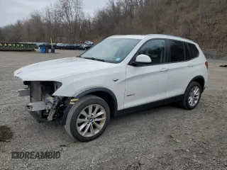 2016 BMW X3 xDrive28i with VIN 5UXWX9C58G0D82226, listed as a Copart auction lot 51960465 with 129,066 mi miles and Salvage Title. Bid and sale history available at DreamBid. Image 1.