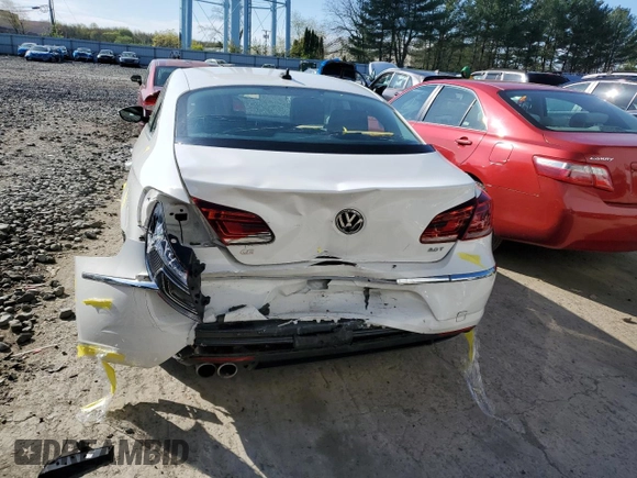 2013 Volkswagen CC R-Line with VIN WVWBP7AN9DE571843, listed as a Copart auction lot 51251964 with 86,267 mi miles and Salvage Title. Bid and sale history available at carsss.com. Image 6.