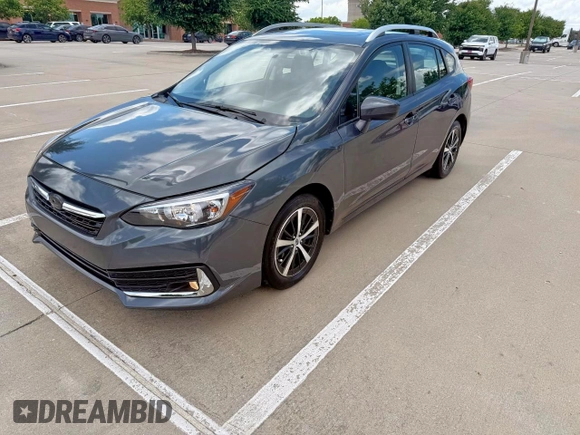 2022 Subaru Impreza Premium with VIN 4S3GTAD6XN3708191, listed as a Copart auction lot 65041045 with 50,145 mi miles and Clean title. Bid and sale history available at DreamBid. Image 2.