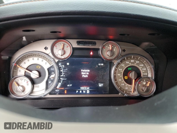 2014 Ram 1500 Longhorn Limited with VIN 1C6RR7PT5ES338521, listed as a Copart auction lot 49802315 with 195,518 mi miles and Salvage title. Bid and sale history available at DreamBid. Image 9.