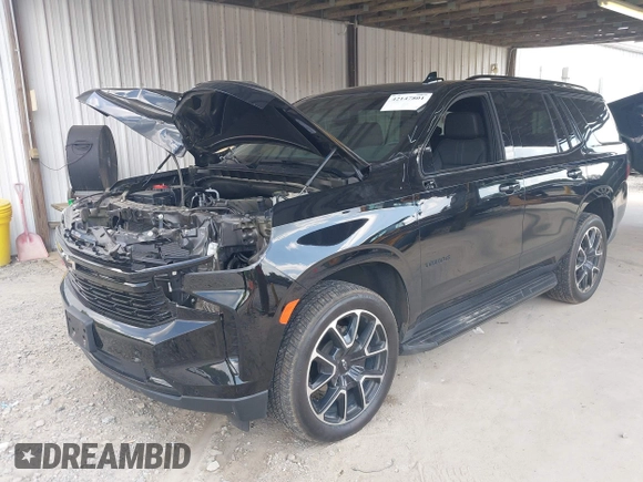 2023 Chevrolet Tahoe RST with VIN 1GNSCRKD2PR531394, listed as a IAAI auction lot 42147801 with 23,423 mi miles and . Bid and sale history available at DreamBid. Image 18.