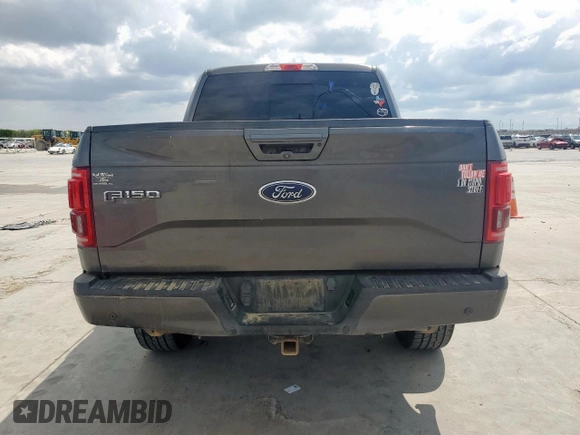 2015 Ford F-150 XLT with VIN 1FTEW1EG5FKE59408, listed as a Copart auction lot 51052595 with 178,674 mi miles and Salvage Title. Bid and sale history available at carsss.com. Image 6.