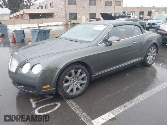 2007 Bentley Continental GT with VIN SCBDR33W57C046296, listed as a IAAI auction lot 41516842 with 133,096 mi miles and . Bid and sale history available at DreamBid. Image 2.
