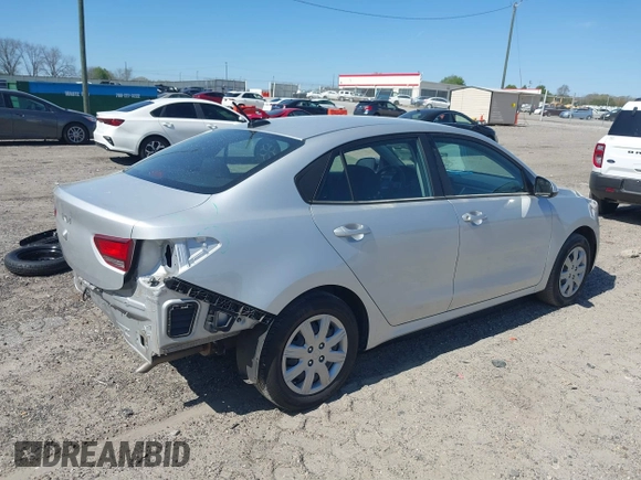 2023 Kia Rio LX with VIN 3KPA24AD7PE532953, listed as a IAAI auction lot 41892980 with 38,350 mi miles. Bid and sale history available at carsss.com. Image 4.