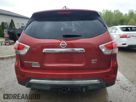2013 Nissan Pathfinder SV z VIN 5N1AR2MM8DC607248, wystawiony jako Copart lot #53570505 z przebiegiem 153 931 mil mil oraz Nie do naprawy • Non repairable. Historia ofert i sprzedaży dostępna na DreamBid. Obrazek 6.