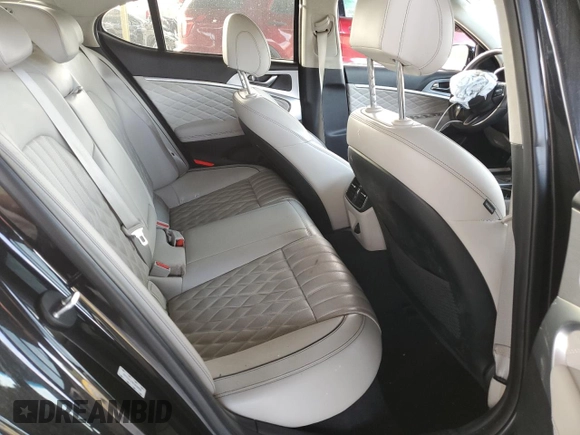 2019 Genesis G70 Advanced with VIN KMTG34LE9KU020958, listed as a Copart auction lot 78902674 with 104,144 mi miles and Salvage Title. Bid and sale history available at DreamBid. Image 10.