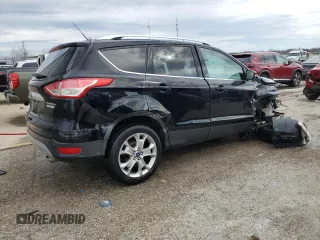 2016 Ford Escape Titanium with VIN 1FMCU0JX8GUA19696, listed as a Copart auction lot 46294145 with 99,165 mi miles and Salvage Title. Bid and sale history available at carsss.com. Image 3.