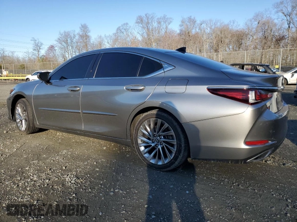 2019 Lexus ES 350 with VIN 58ABZ1B17KU026671, listed as a Copart auction lot 50036715 with 62,608 mi miles and Salvage Title. Bid and sale history available at DreamBid. Image 2.