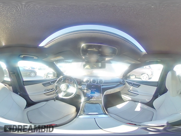 2022 Mercedes-Benz C 300 with VIN W1KAF4GBXNR019715, listed as a Copart auction lot 49168885 with 47,596 mi miles and Salvage title. Bid and sale history available at DreamBid. Image 13.