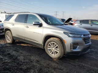2023 Chevrolet Traverse LT Cloth with VIN 1GNEVGKW6PJ255765, listed as a Copart auction lot 47609645 with 13,670 mi miles and Salvage Title. Bid and sale history available at carsss.com. Image 4.