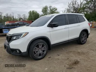 2021 Honda Passport EX-L z VIN 5FNYF8H57MB007146, wystawiony jako Copart lot #53624695 z przebiegiem 36 266 mil mil oraz Szkoda całkowita • Salvage title. Historia ofert i sprzedaży dostępna na DreamBid. Obrazek 1.