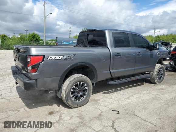 2021 Nissan Titan Pro-4X с VIN 1N6AA1FB7MN512375, выставлен на аукционе Copart как лот 58006765 с пробегом 36 959 миль миль и Списание • Salvage title. История ставок и продаж доступна на DreamBid. Изображение 3.
