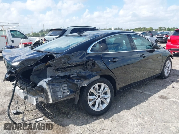2022 Chevrolet Malibu LT with VIN 1G1ZD5ST4NF103208, listed as a IAAI auction lot 41946284 with 25,123 mi miles and . Bid and sale history available at DreamBid. Image 4.