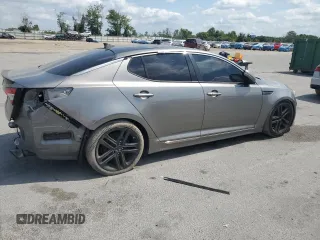 2013 Kia Optima SX with VIN 5XXGR4A62DG169116, listed as a Copart auction lot 55027205 with 161,570 mi miles and Salvage title. Bid and sale history available at DreamBid. Image 3.